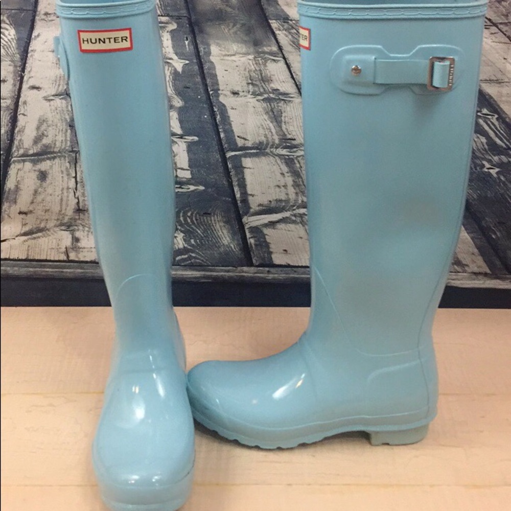 Hunter Original tall glossy boots